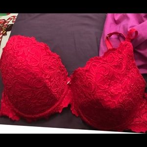 Sexy Red Lace Bra